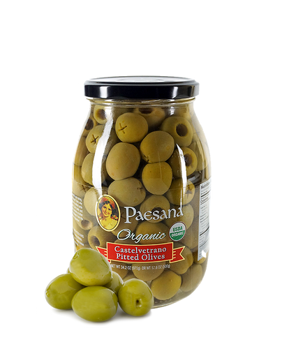 Organic Castelvetrano Pitted Olives