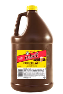 Fox's U-bet Chocolate Flavored Syrup, Case of 4 (four) 1-Gallon Bottles