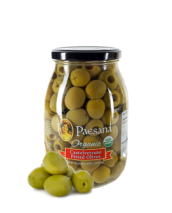 Organic Castelvetrano Pitted Olives Paesana A Taste Of The Italian