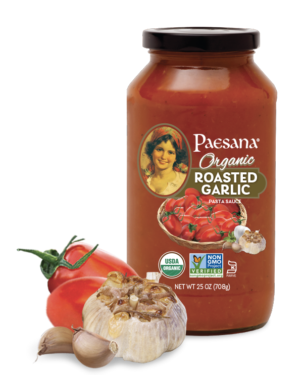 Organic Roasted Garlic Sauce 25 Oz